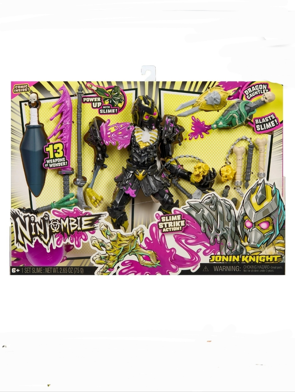 Deluxe Ninjombie Action Figure - Jonin Knight, Ninja Zombie with Slime